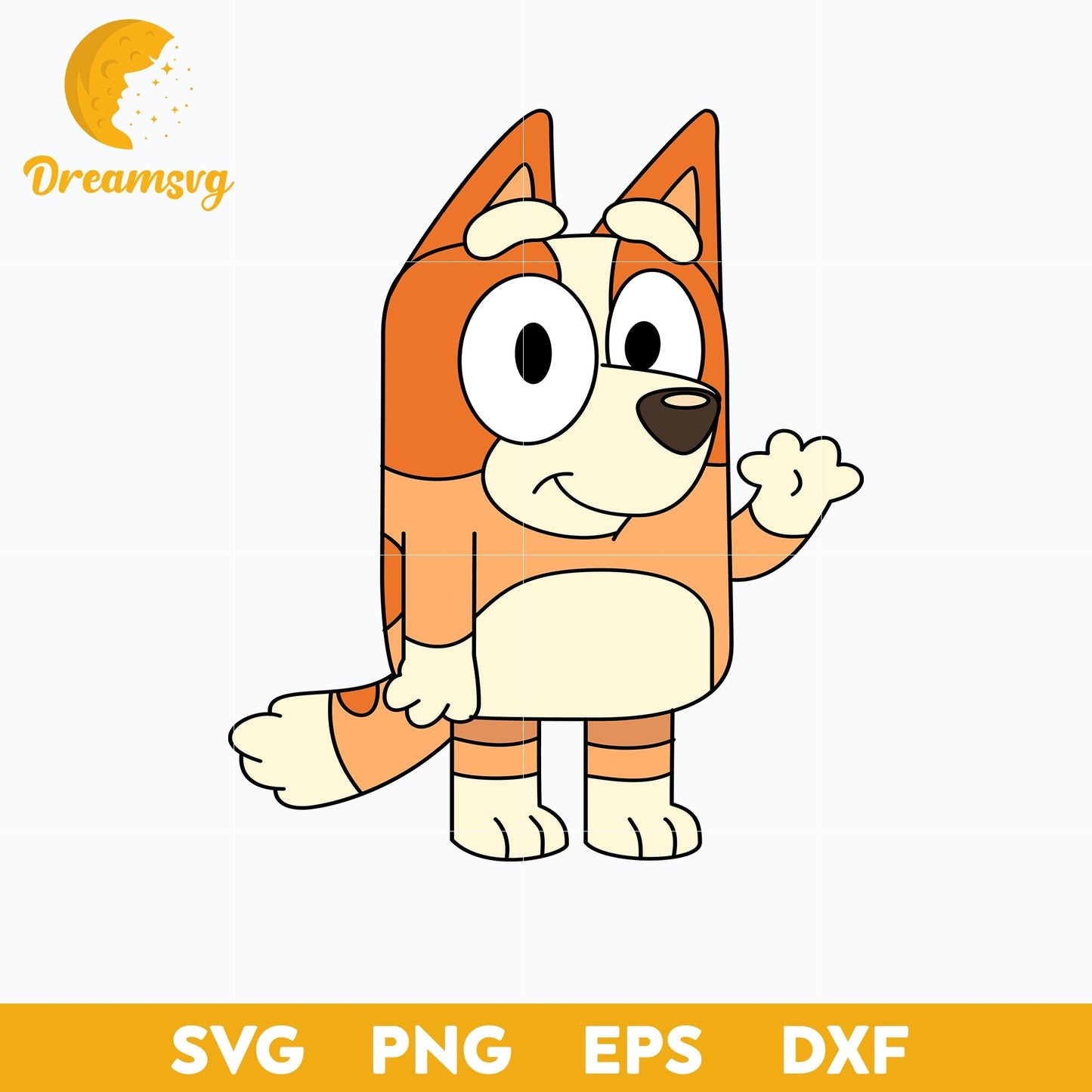 Bigo svg, Bluey Svg, Bluey Vector, Bluey Alphabeth, Bluey Cutfile, Bluey Clipart, Cartoon svg, png, dxf, eps file