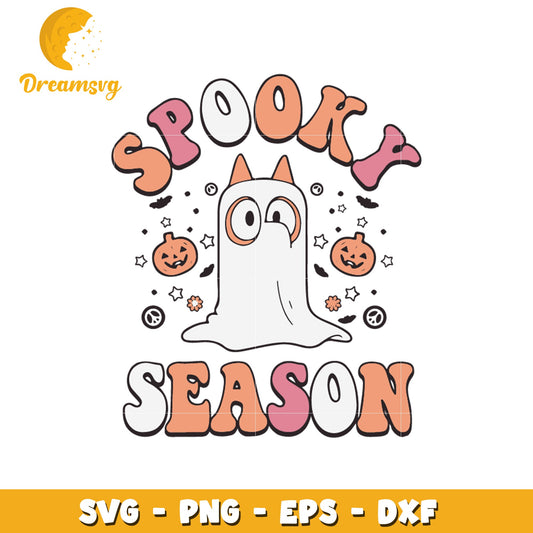 Bingo spooky season svg, bingo character svg, halloween svg