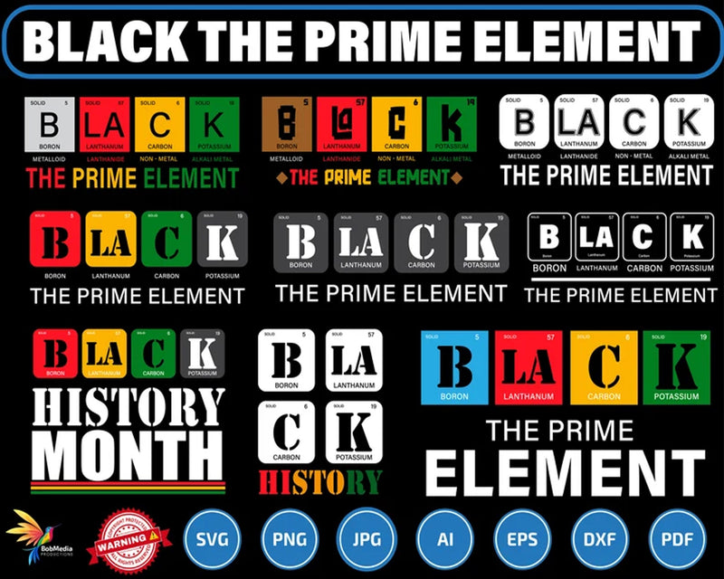 Black History Month SVG bundle