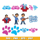 Blue clues cartoon characters svg, Blue's Clues & You! bundle svg, Cartoon svg