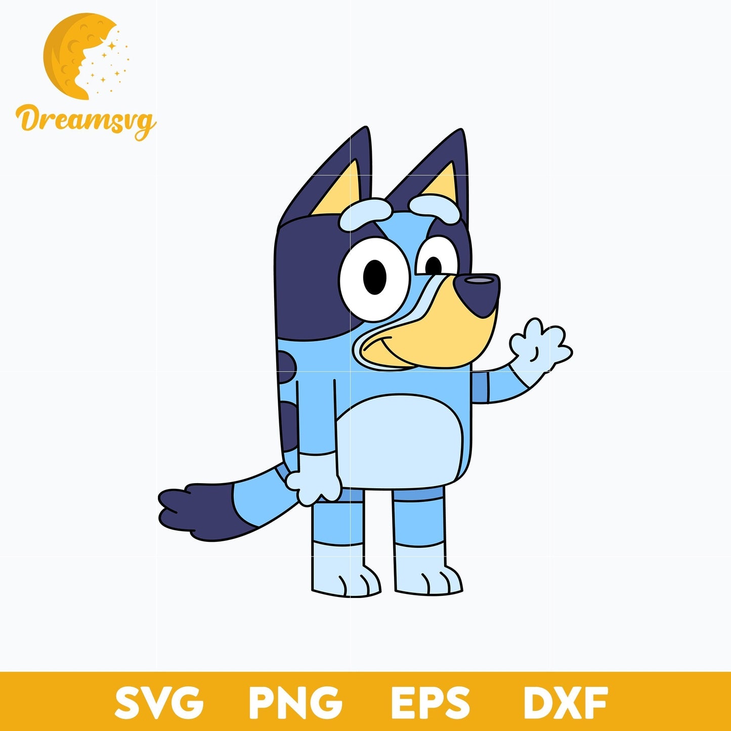 Bluey Svg, Bluey Vector, Bluey Alphabeth, Bluey Cutfile, Bluey Clipart, Cartoon svg, png, dxf, eps file