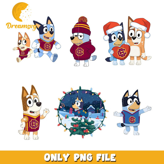 Bluey and Bingo bundle png, Bethune Cookman Wildcats png, ncaa png