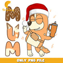 Bluey chilli mum png, mum bluey chilli png, chilli mum png