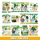 Have a lucky day png, Bluey bundle png, cartoon png