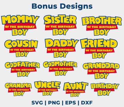 Toy Story SVG Bundle, Font Alphabet SVG, Woody Svg Files for Cricut, Toy Story Clipart Png, Buzz Lightyear Svg, Silhouette Cut Files