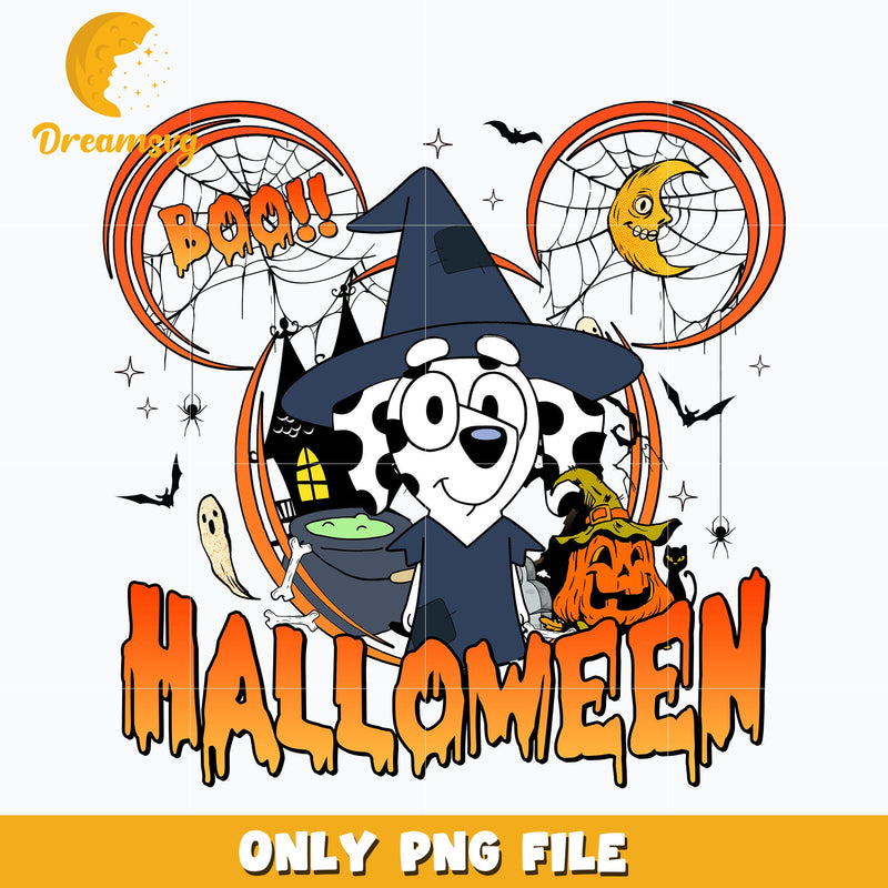 Boo! bluey halloween png, Halloween png, Digital download.