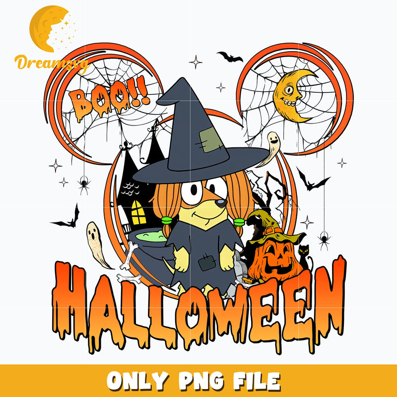 Boo! bluey halloween png, Halloween png, Digital download.