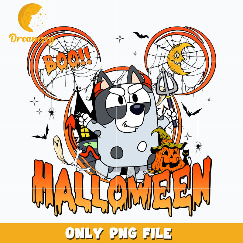 Boo! bluey halloween png, Halloween png, Digital download.