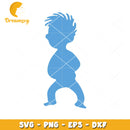 Boy Silhouette SVG Cut File