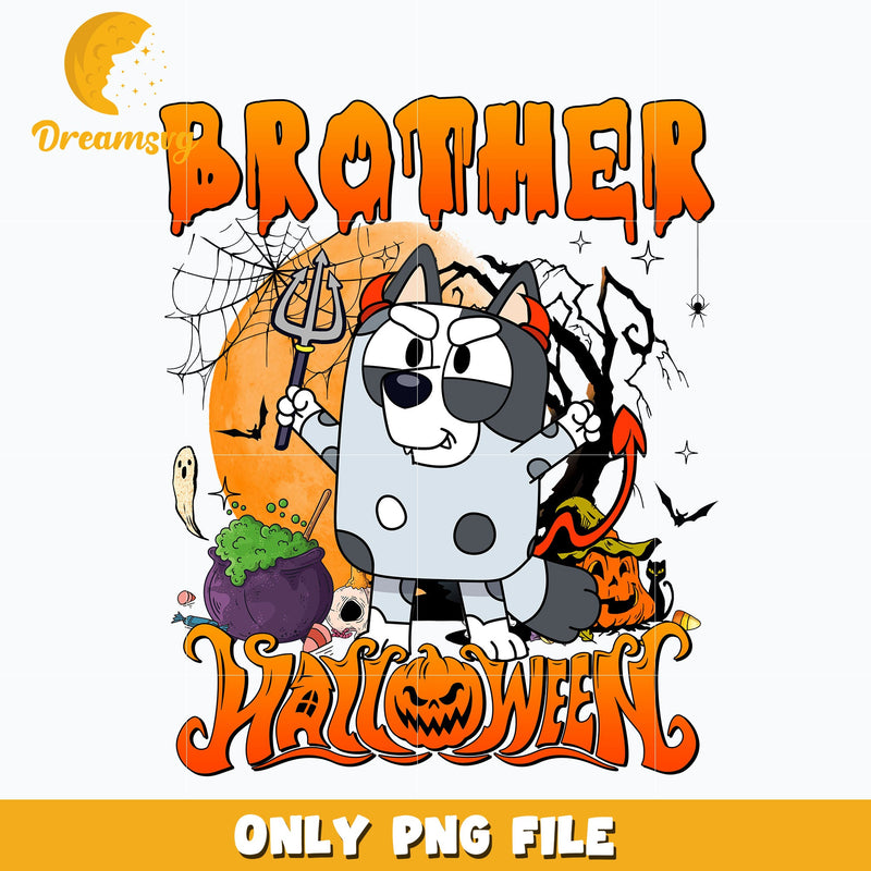 Brother bluey halloween png, Halloween png, Digital download.