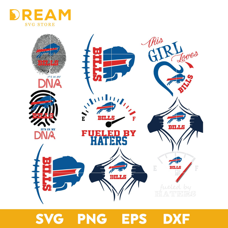 Buffalo Bills bundle svg, Buffalo Bills svg, NFL svg, png, dxf, eps digital file