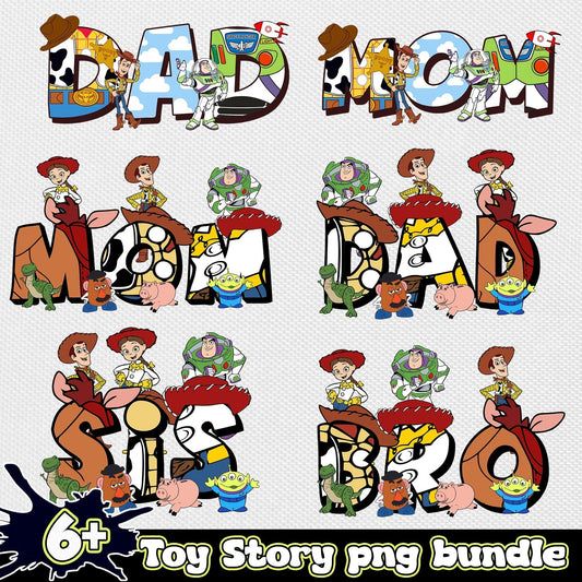 Bundle Toy Story Birthday 6+ SVG