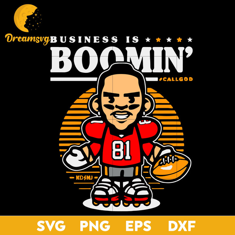 Business Is Boomin Antonio Brown svg, Halloween svg, png, dxf, eps digital file.