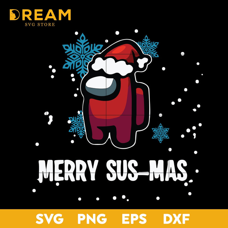 Merry susmas svg, among us svg, Christmas svg, png, dxf, eps digital file CRM0512209L