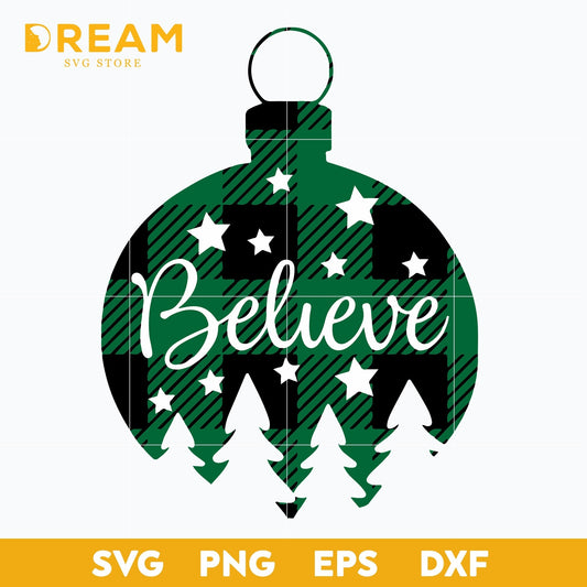 Believe christmas svg, Christmas svg, png, dxf, eps digital file CRM1111205L
