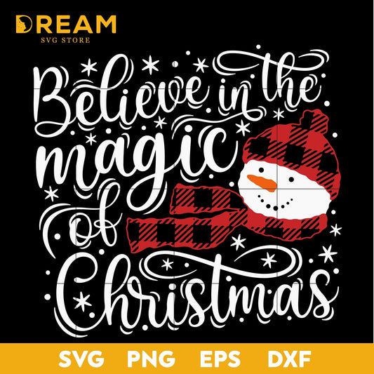 Believe in the magic of christmas svg, Christmas svg, png, dxf, eps digital file CRM12112010L