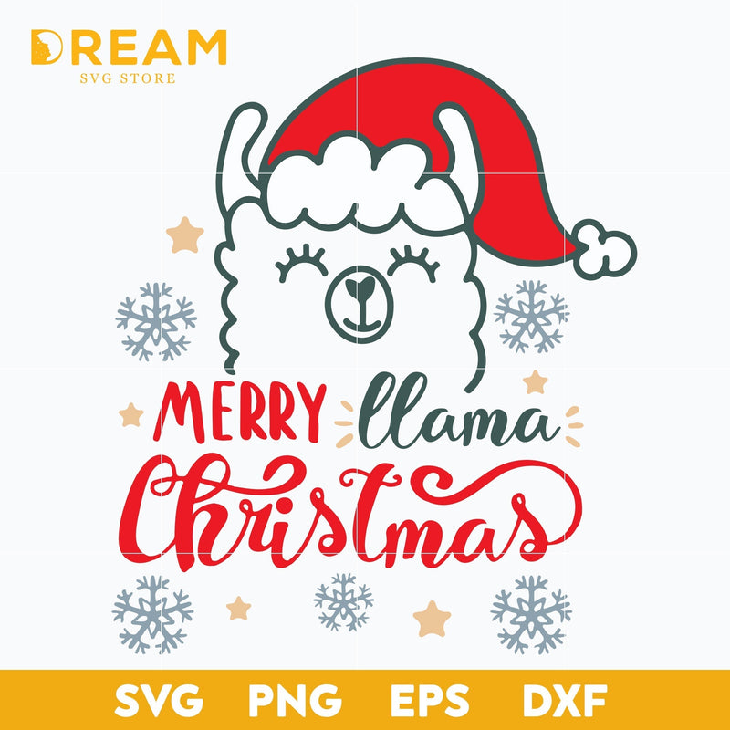 Merry llama christmas svg, Christmas svg, png, dxf, eps digital file CRM1211207L