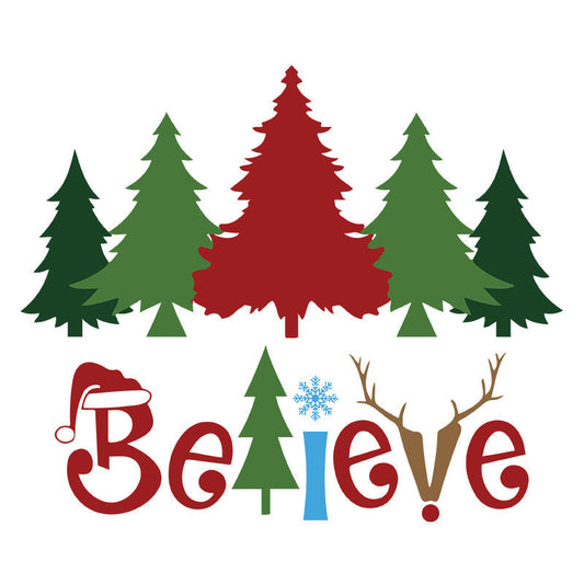Believe christmas svg, christmas svg, png, dxf, eps digital file CRM19112010L