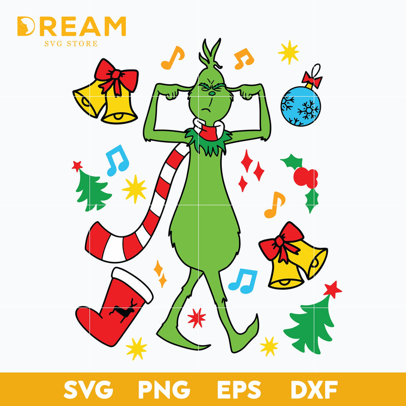 Grinch christmas svg, christmas svg, png, dxf, eps digital file CRM1911208L