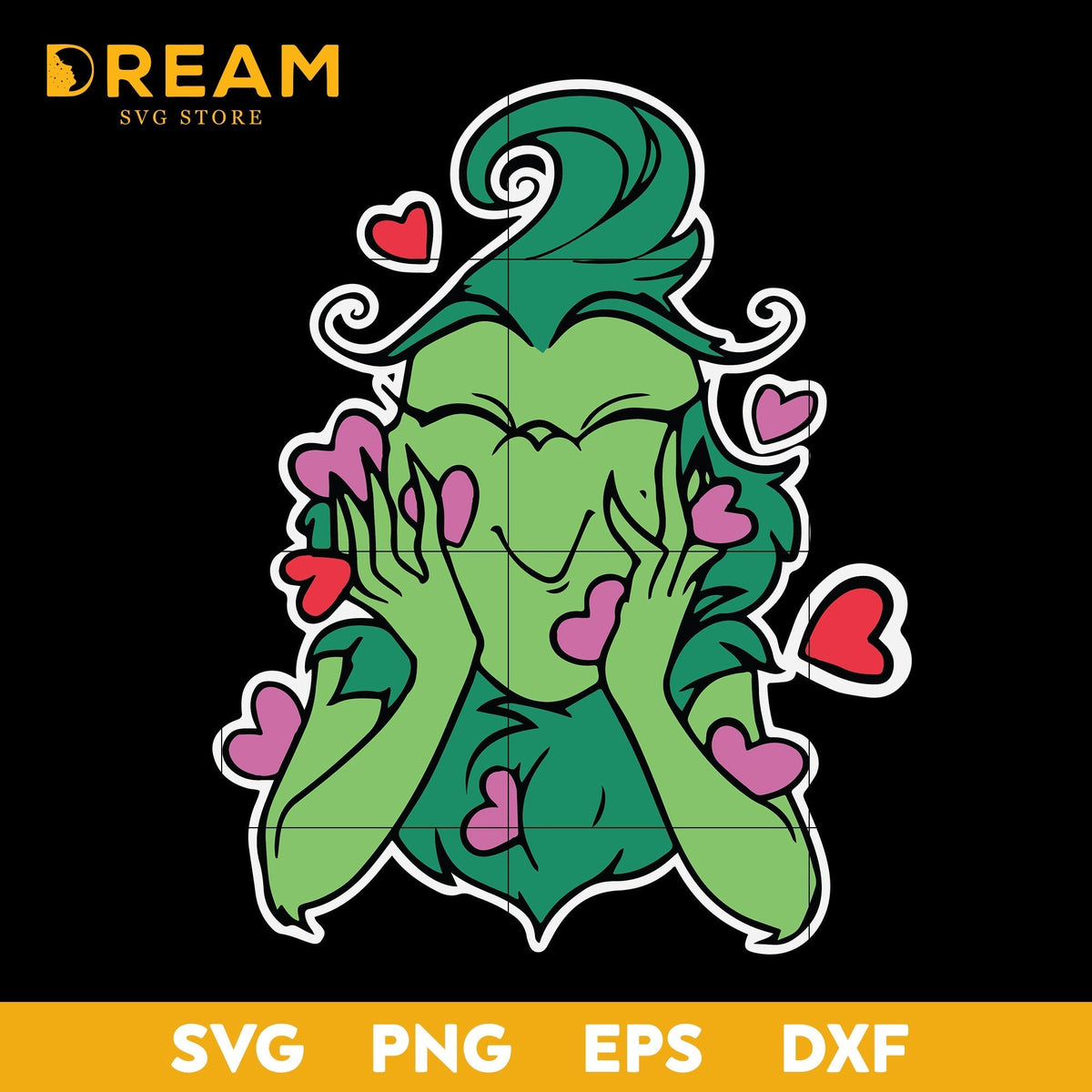 Grinch love svg, christmas svg, png, dxf, eps digital file CRM21112019L