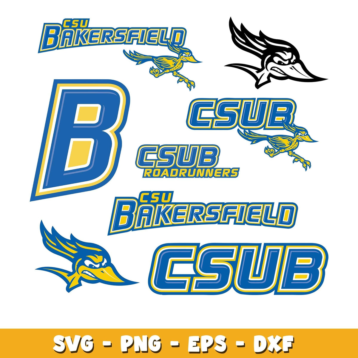 CSU Bakersfield Roadrunners Bundle svg, CSU Bakersfield Roadrunners logo svg, ncaa svg