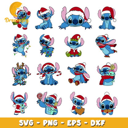 Lilo & Stitch 100 Cliparts Bundle, Lilo and Stitch SVG Cut Files for Cricut / Silhouette, PNG DXF, instant download