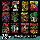 Mario Friends Bundle PNG 12+ Mario Characters PNG EPS Instant Download