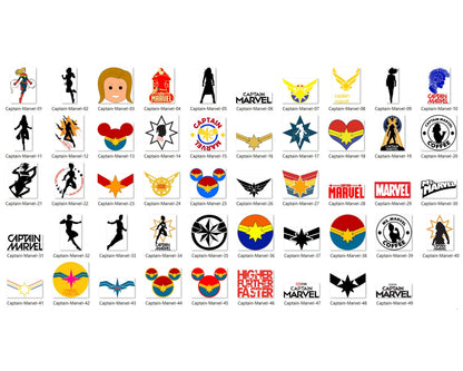196+ Captain Marvel Svg Bundle, Marvel Svg, Captain Marvel Logo, Cartoon svg, png, dxf, eps digital file