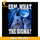 Capybara Sigma Male PNG Design