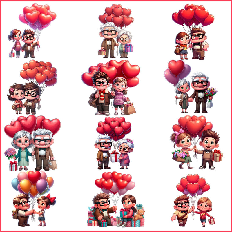 Carl And Ellie disney up bundle png