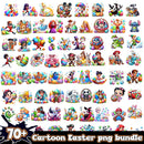 70+ Cartoon Easter png bundle trending 2024