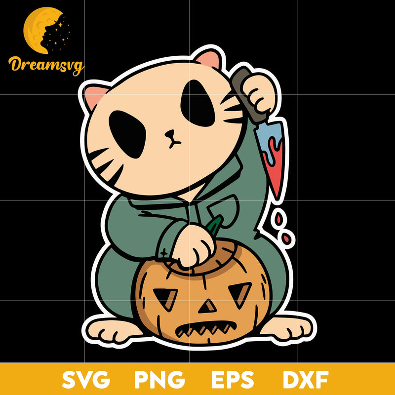 Cat Killer Halloween svg, Halloween svg, png, dxf, eps digital file.