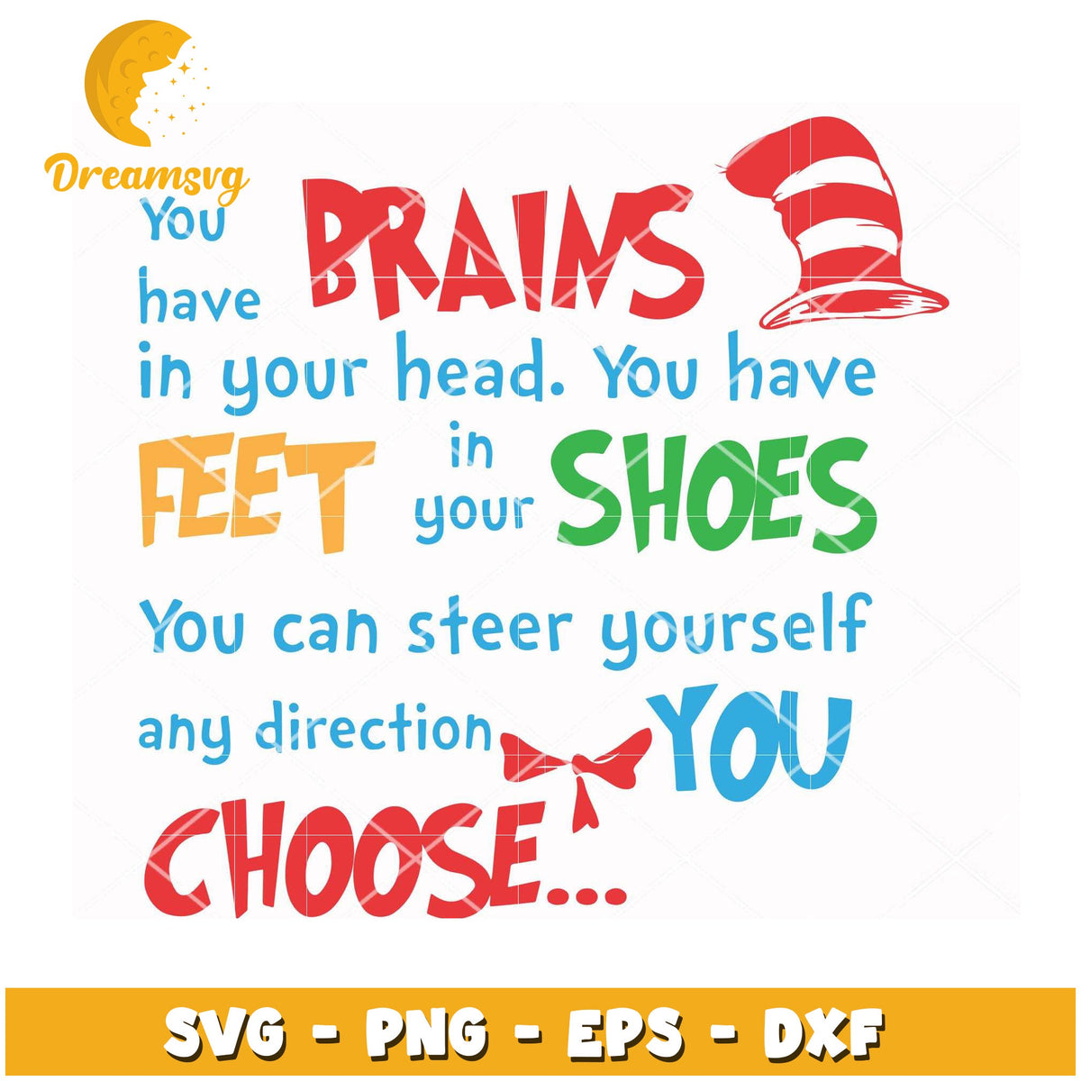 Cat in Hat SVG Quote Design