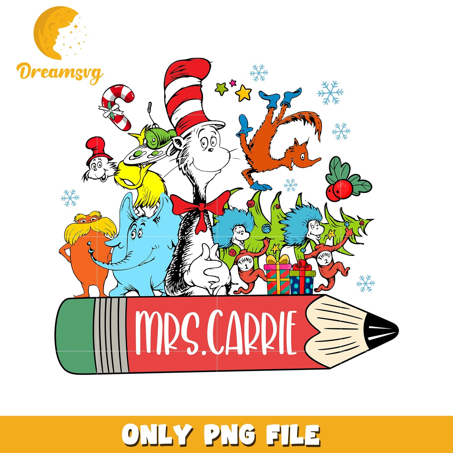 Cat in the Hat Christmas PNG