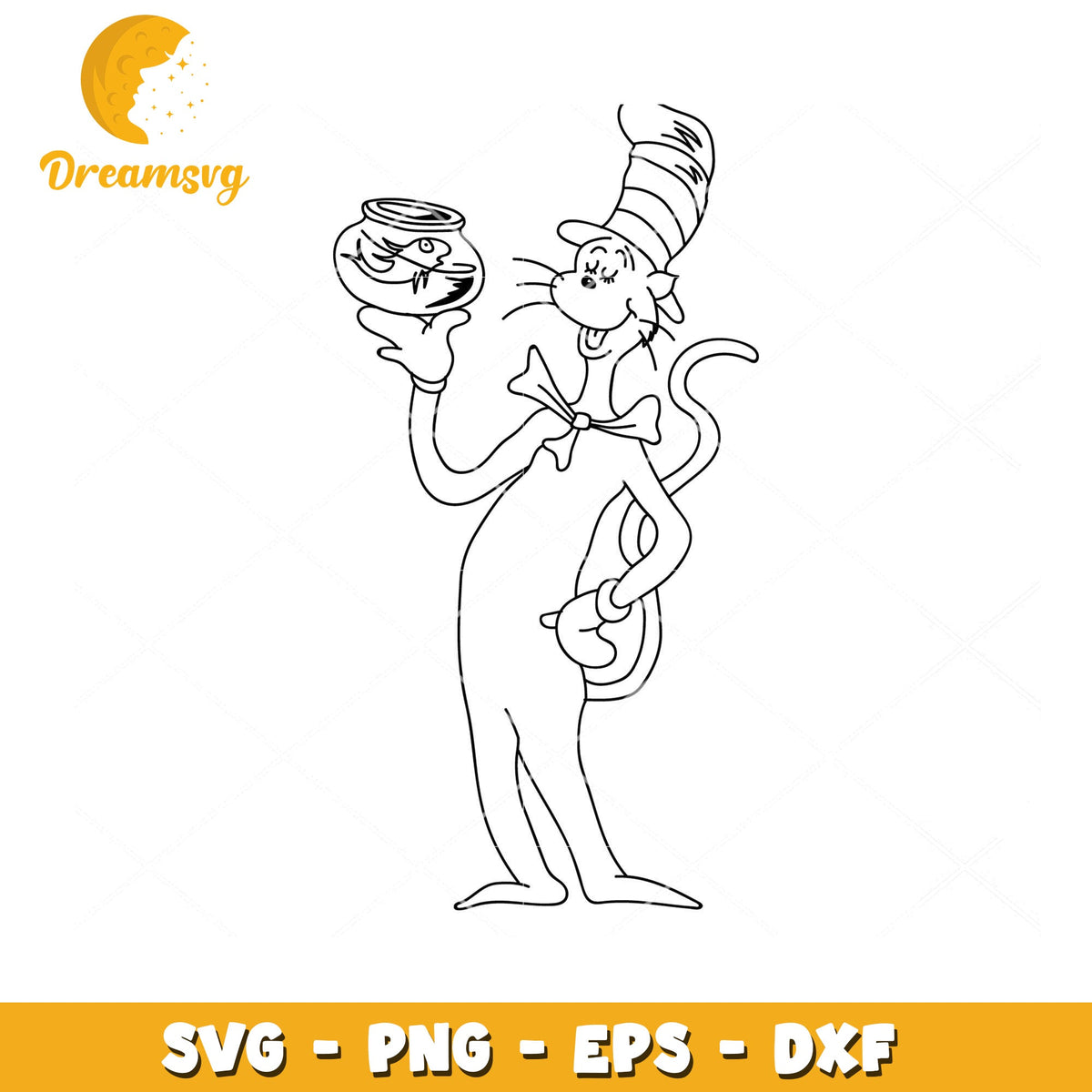 Cat in the Hat Fun SVG Download for Kids Crafts and Projects