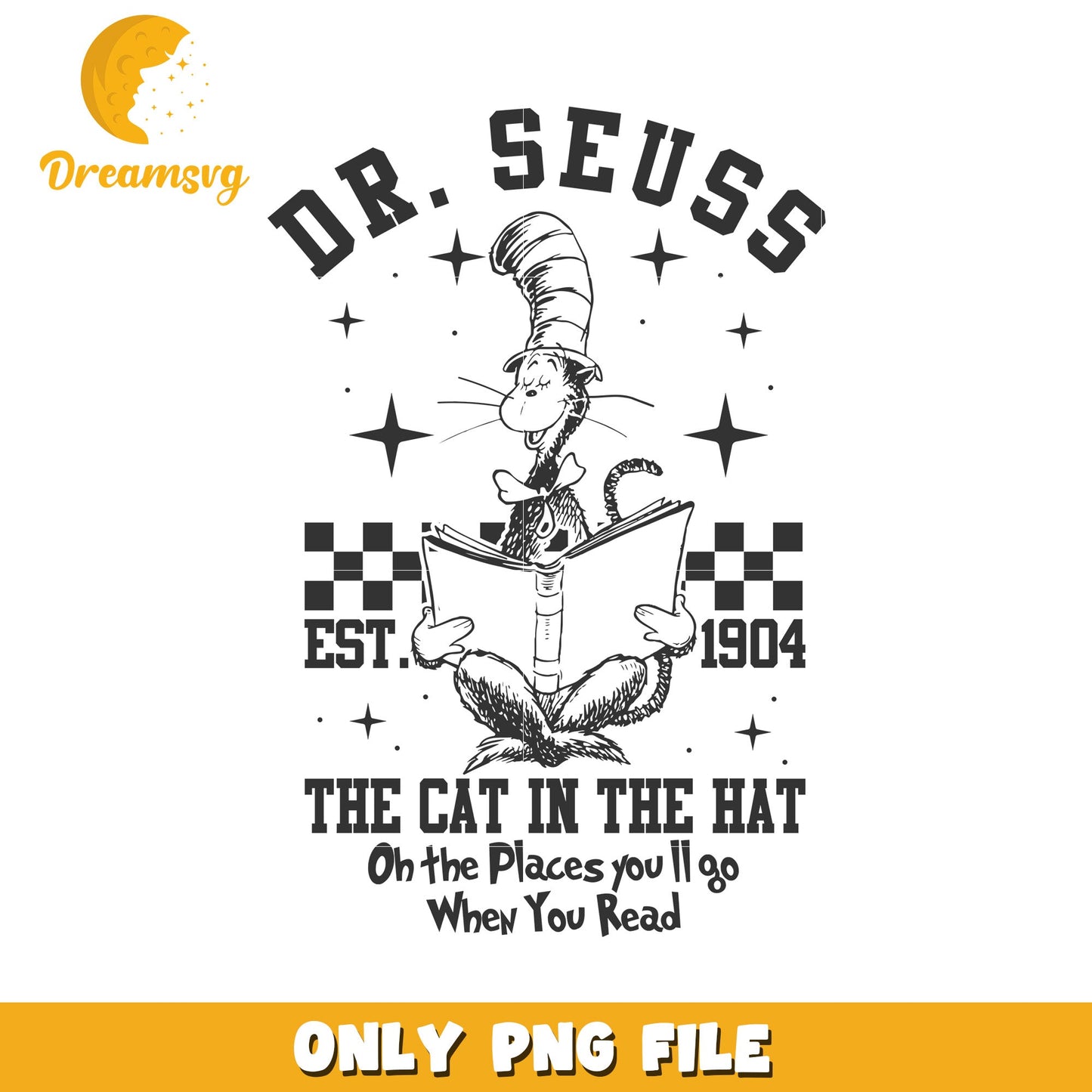 Cat in the Hat PNG Dr Seuss Design