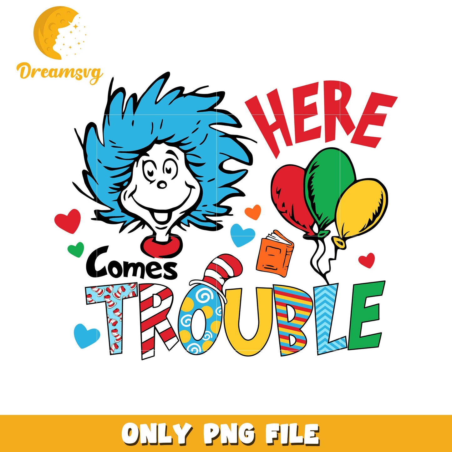 Cat in the Hat PNG Here Comes Trouble