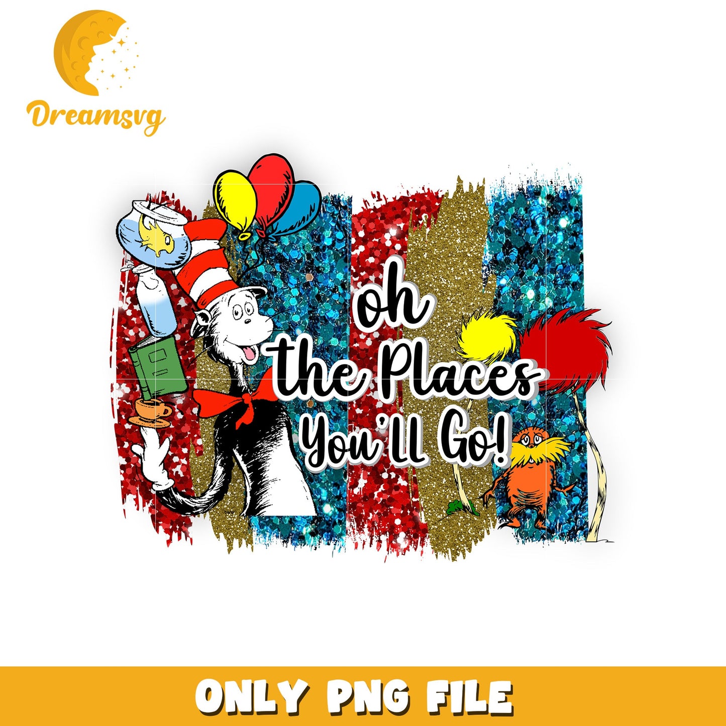 Cat in the Hat PNG Sublimation