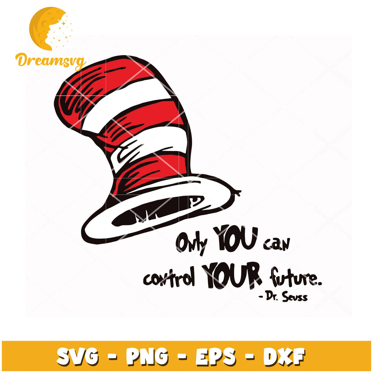 Cat in the Hat SVG Control Your Future