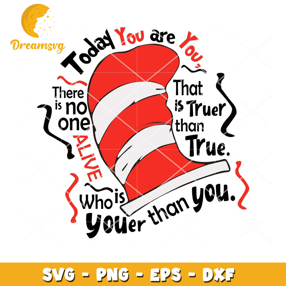 Cat in the Hat SVG You Are You