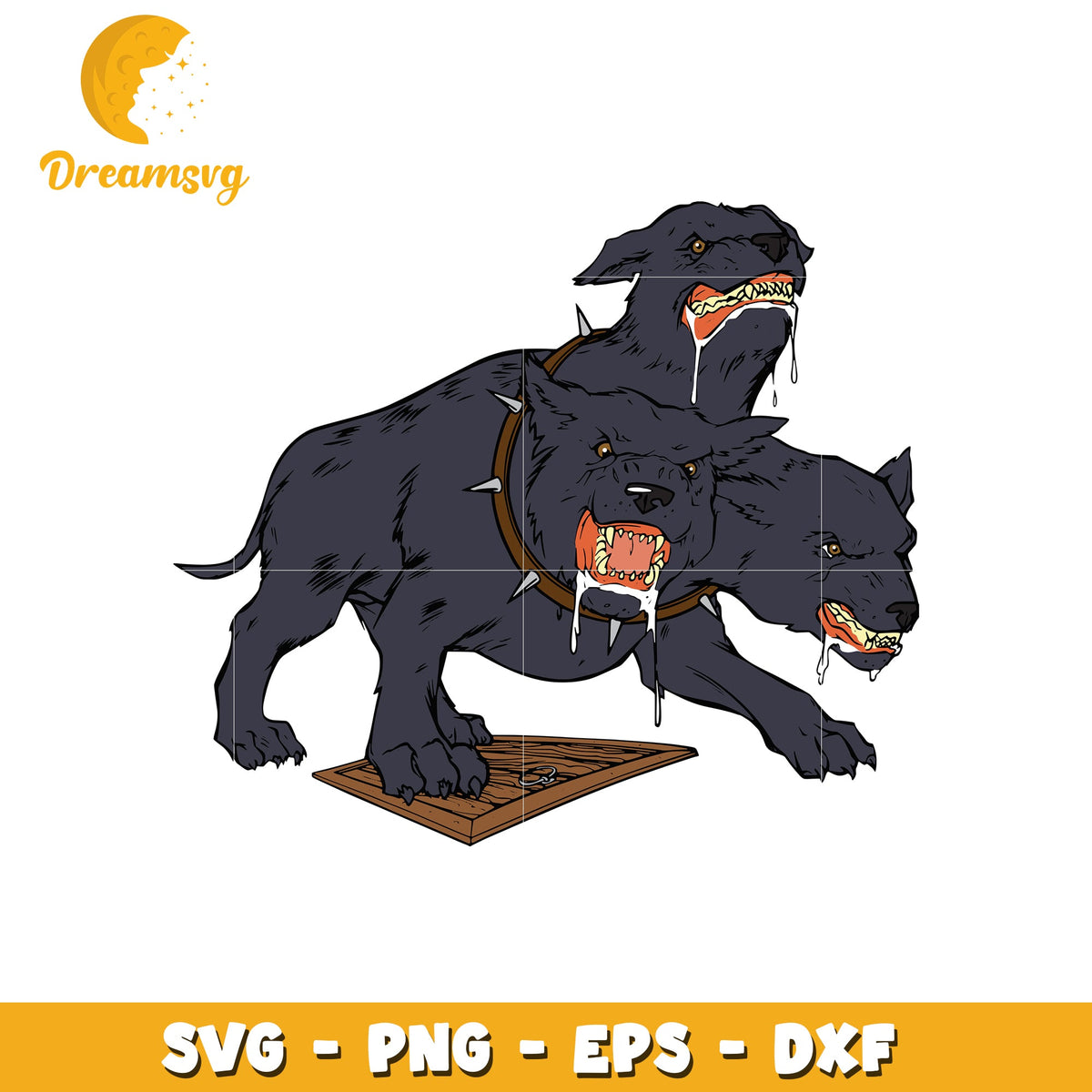 Cerberus SVG PNG EPS DXF Files