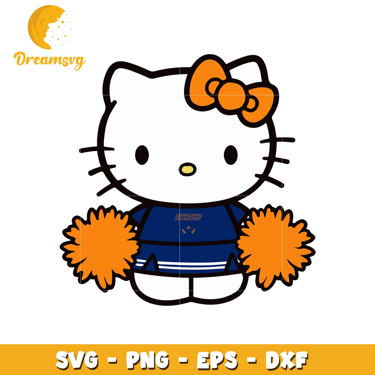 Cheerful Kitty SVG Design for Creative Projects