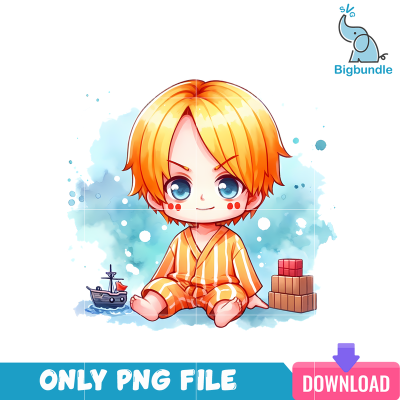 Chibi Sanji Anime Characters PNG