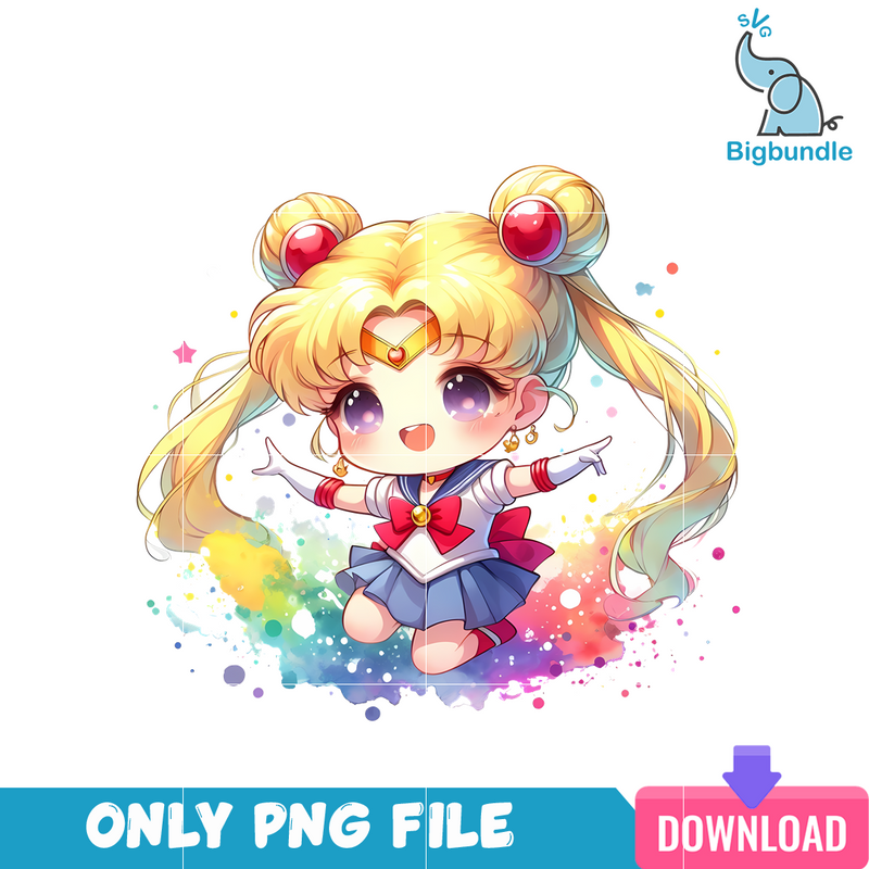 Chibi Sailor Moon Anime Characters PNG