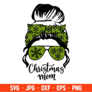 Christmas Mom Svg, Mom Life Svg, Merry Christmas Svg, Cricut, Silhouette Vector Cut File