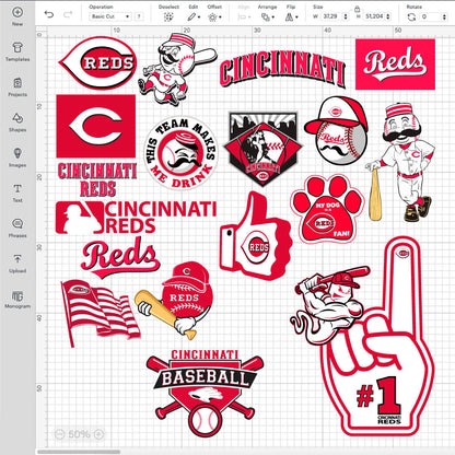 Cincinnati Reds Logo SVG, Cincinnati Reds PNG Logo Transparent, SVG Cut Files For Cricut / Silhouette