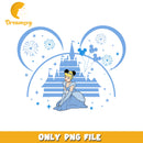 Cinderella Disney Castle PNG Image
