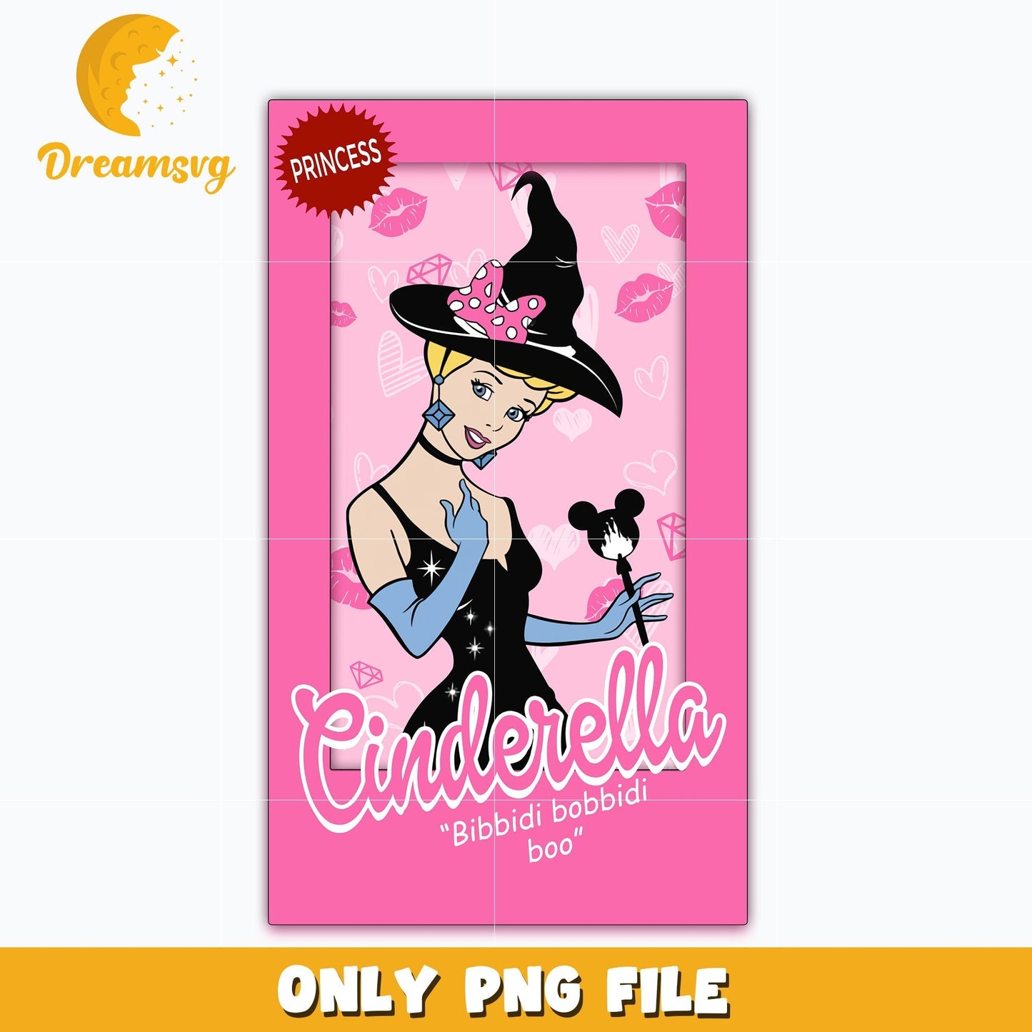 Cinderella halloween png, Halloween png, Digital download.