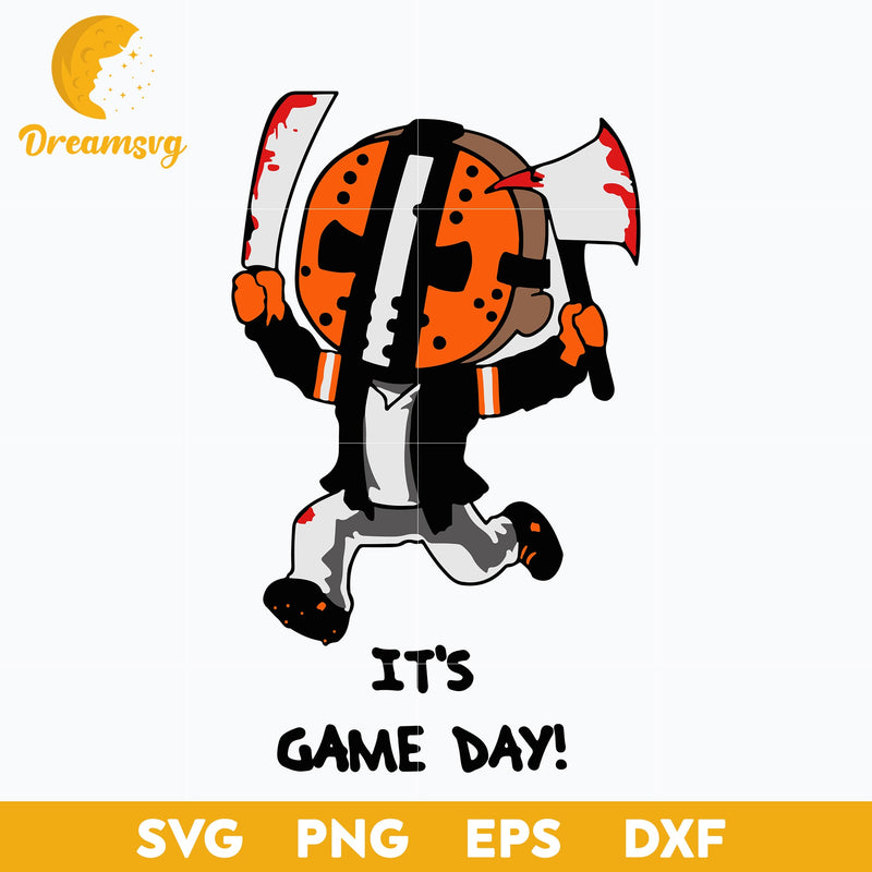 Cleveland Football It’s Game Day Halloween svg, Halloween svg, png, dxf, eps digital file.