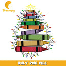 Color pencial christmas tree png, christmas tree png, christmas png